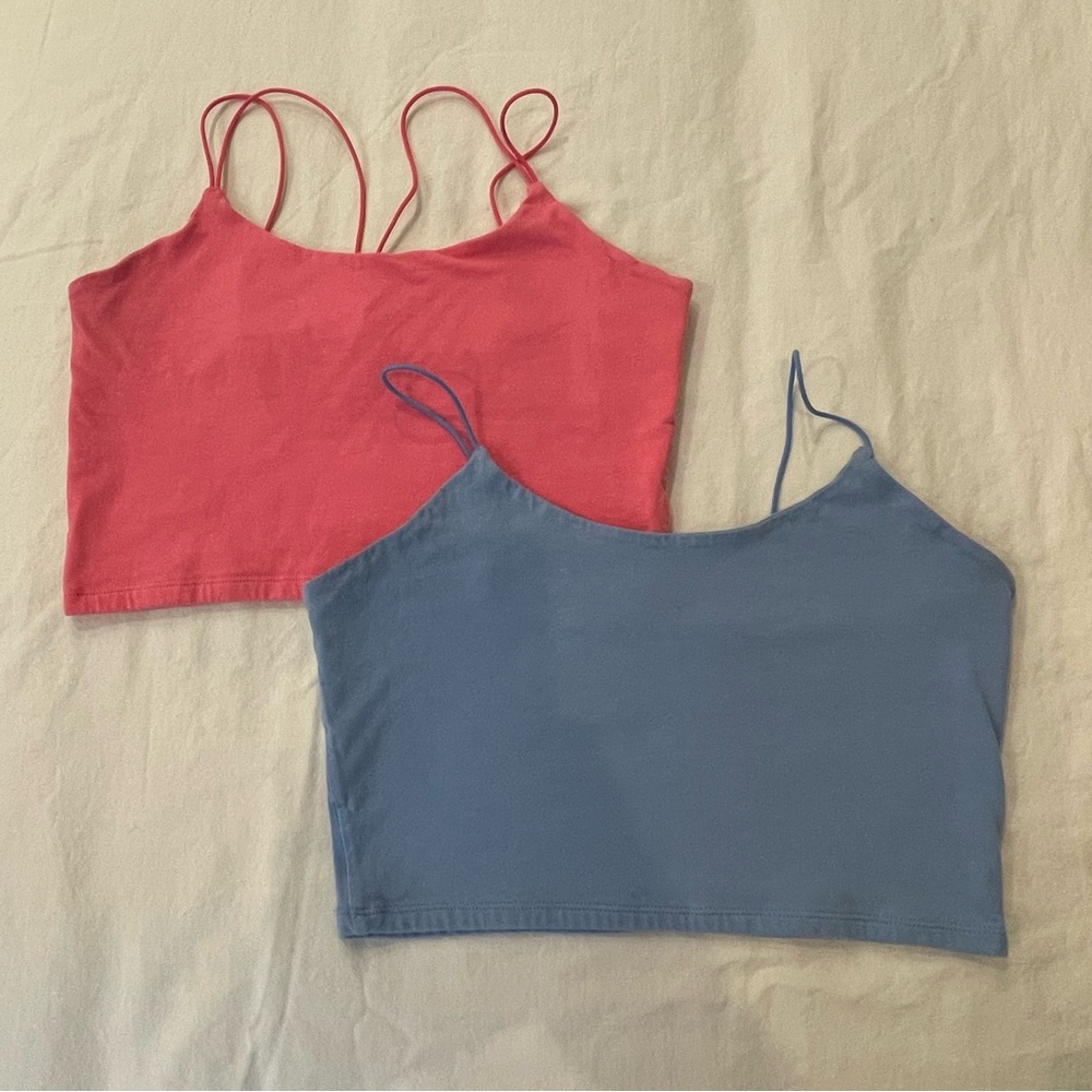 Pink / Blue tank top bundle